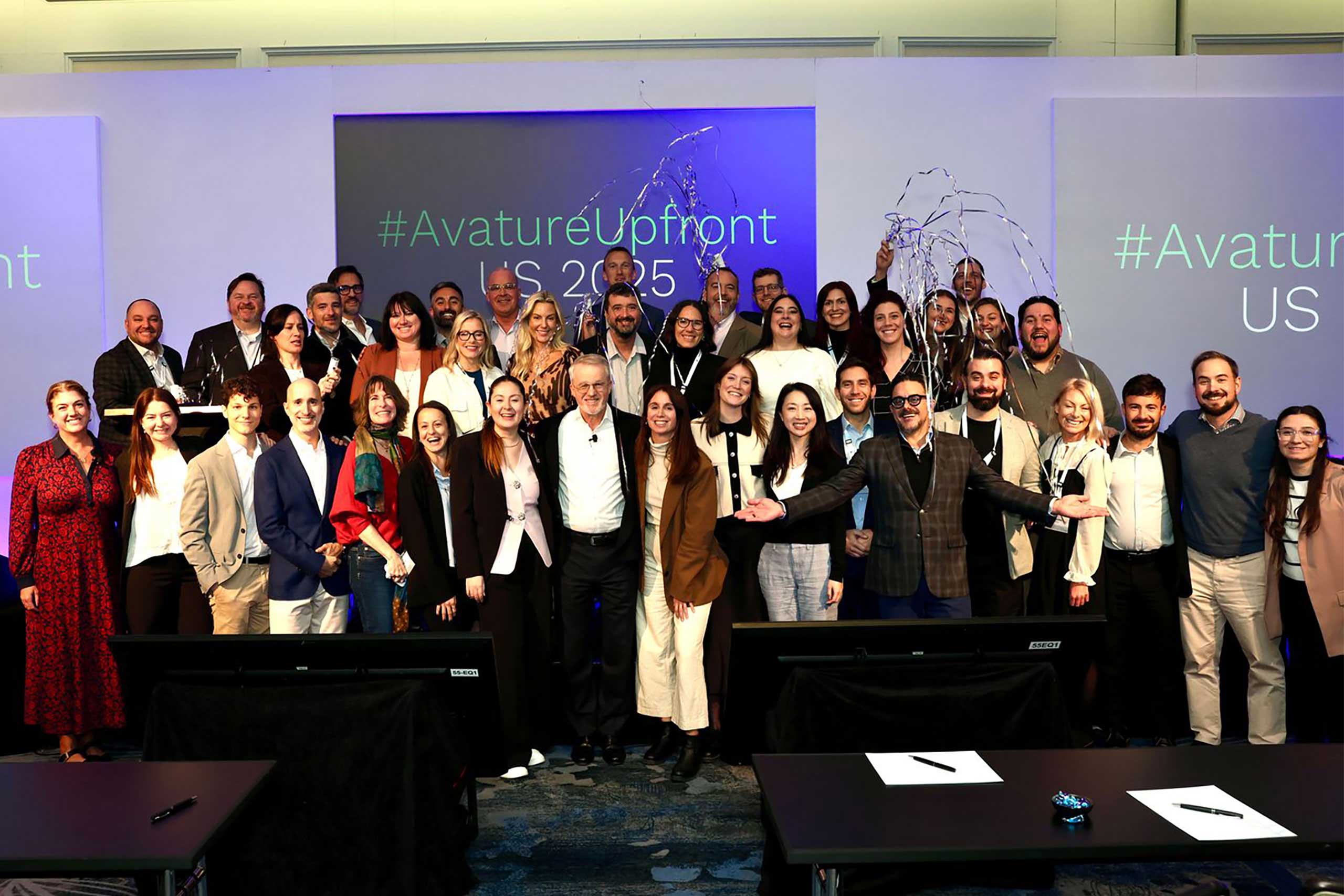 Avature staff celebrate a successful Avature Upfront US 2025